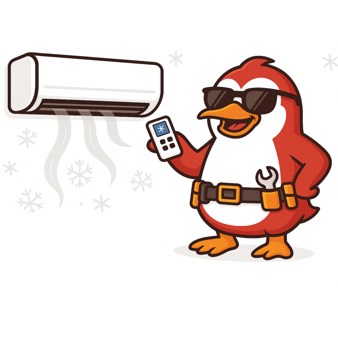 Penguine with aircon
