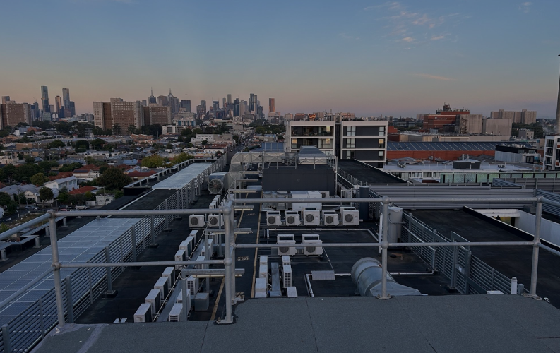 19 roof top with air con units