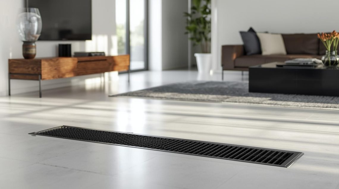 Gas Heater Vent on floor